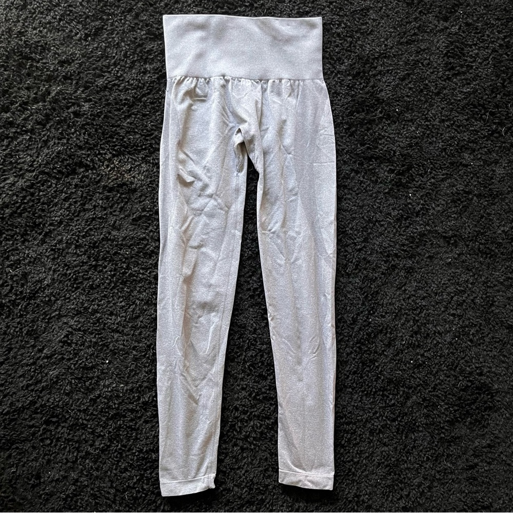 NVGTN Grey Seamless Leggings Size XS